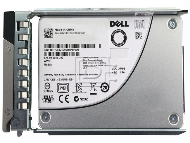 Dell 345-BHSC 50VHM 050VHM PowerVault 960GB SED SSD Dell Image 1 image