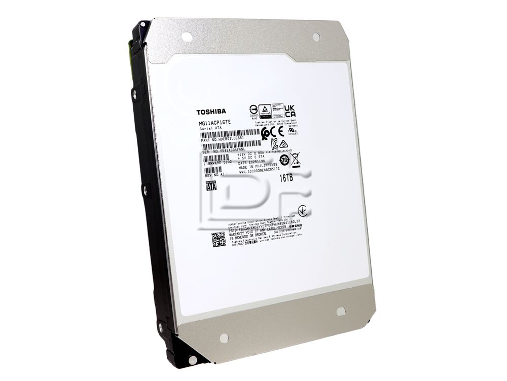 Toshiba MG11 MG11ACP16TE 16TB SATA 6Gbps SED 7.2K 3.5in LFF 512e Hard Drive HDD